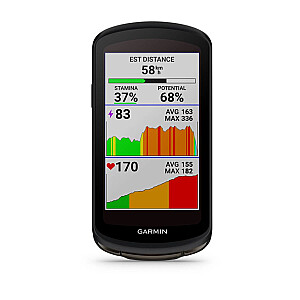 Garmin Edge 1040 Solar 8.89 cm (3.5") Belaidis dviračio kompiuteris Juodas