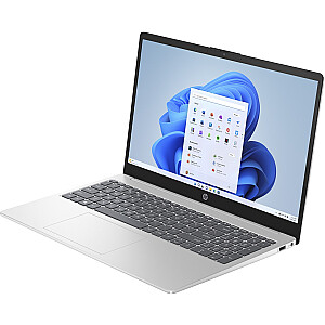 HP 15-fd0003nw i3-1315U 15.6"FHD AG IPS 250nits 16GB DDR4 SSD256 Intel UHD Graphics Cam720p Win11 2Y Dabiski sudrabs