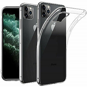 Mocco Ultra Back Case 1 mm Aizmugurējais Silikona Apvalks Priekš Apple iPhone 14 Pro Caurspīdīgs