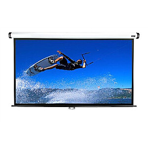 Экраны Elite, ручная серия M100XWH, диагональ 100 дюймов, 16: 9, видимая ширина экрана (Ш) 221 см, белый цвет