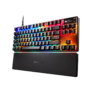 SteelSeries Apex Pro TKL Gen 3 | Spēļu tastatūra | Vadu | ASV | Melna | USB-C | OmniPoint 3.0 Regulējamie HyperMagnetic slēdži