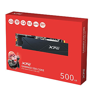 XPG GAMMIX S50 CORE 500G PCIe 4x4 3.5/2.2 M2 SSD