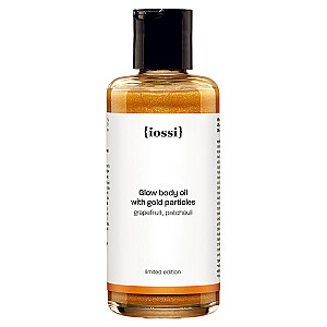 IOSSI Glow Body Oil With Gold Particles švytintis kūno aliejus su auksiniais dalelėmis 150ml