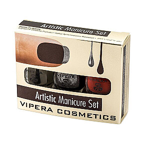 VIPERA SET Artistic Manicure набор лаков для ногтей 06 Dracula 3x5,5ml