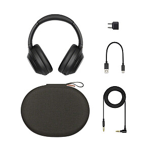 Sony WH-1000XM4 austiņas bezvadu galvas saite zvaniem/mūzikai USB Type-C Bluetooth melnas