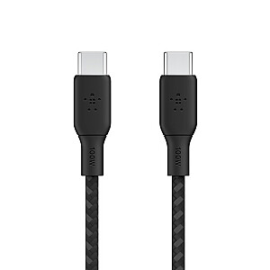 USB-C į USB-C 100W pintas laidas 3m juodas