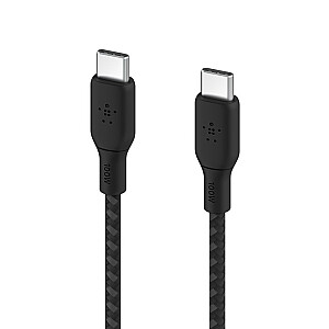 USB-C į USB-C 100W pintas laidas 3m juodas