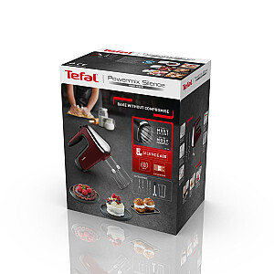 Tefal Powermix Silence HT6525 rankinis mikseris 500 W raudonas