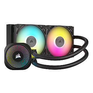 Corsair iCUE LINK TITAN RX RGB procesorius viskas viename skysčio aušintuvas 12 cm Juodas 1 vnt.