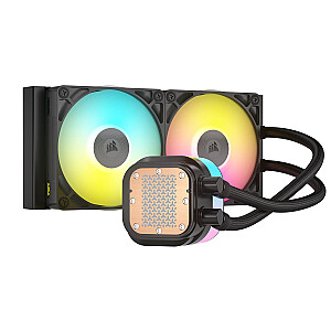 Кулер Corsair iCUE LINK TITAN RX RGB процессора с жидким охлаждением все-в-одном 12 см черный 1 шт.