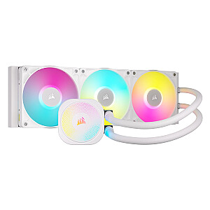 Corsair iCUE LINK TITAN RX RGB procesorius viskas viename skysčio aušintuvas 12 cm baltas 1 vnt.