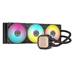 Corsair iCUE LINK TITAN RX RGB procesors visu vienā šķidruma dzesētājs 12 cm melns 1 gab.