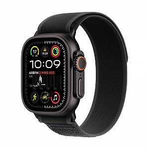 Watch Ultra 2 GPS + Cellular, korpuss 49 mm izgatavots no titāna melnā krāsā ar Trial M/L siksnu melnā krāsā