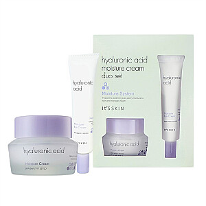 IT'S SKIN SET hialurono rūgšties drėkinamasis kremas veidui 50ml + kremas po akimis 25ml