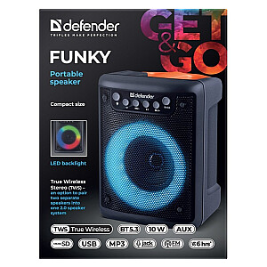 Bluetooth garsiakalbis FUNKY 10W