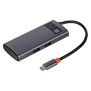 Baseus Metal Gleam Series Hub 4w1, USB-C на USB 3.0 + USB 2.0 + HDMI + USB-C PD