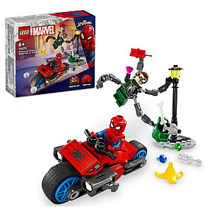 Lego 76275 Motorcycle Chase: Spider-Man vs. Doc Ock Konstruktors