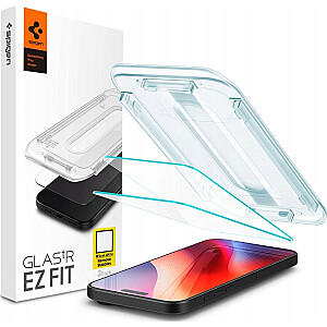 Набор из 2 шт. Spigen GLAS.TR "EZ FIT" для Apple iPhone 16 Pro, прозрачный