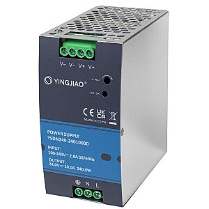 Yingjiao DIN maitinimo šaltinis YSDN240 24V 10A 240W