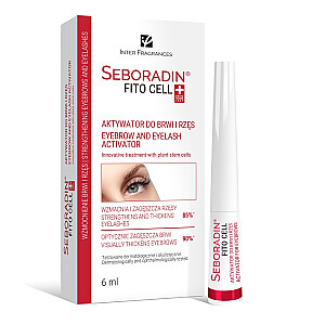 SEBORADIN Fito Cell serums, kas veicina uzacu un skropstu augšanu 6ml