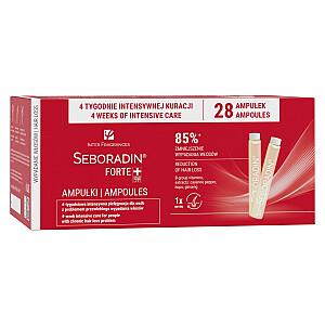 SEBORADIN Forte ampulės prieš plaukų slinkimą 28 x 5,5ml