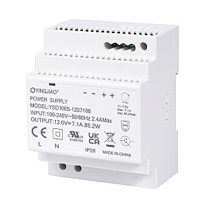 SWITCHING POWER SUPPLY FOR DIN RAIL YINGJIAO YSD60S-1204500 12V/54W/4.5A