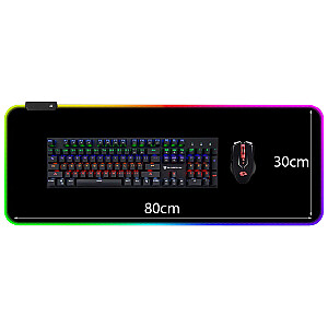 Goodbuy XXL spēļu peles paliktnis RGB | 800 x 300 | 7 režīmi