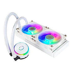 Cooler Master PL240 Flux white Edition 240mm, ūdens dzesēšana (balta)