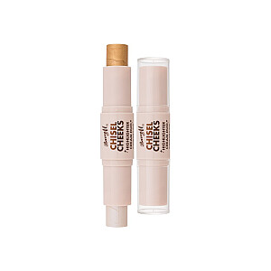 Highlighter Cream Duo Chisel Cheeks Silver/Gold 6,3g