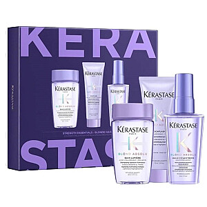 KERASTASE SET Blond Discovery šampūns izgaismojošs matiem 80ml + atjaunojošā matu kondicionieris 75ml + eļļa 50ml