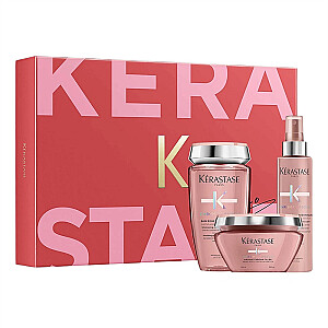 KERASTASE SET Chroma Absolute šampūnas plaukams 250ml + plaukų kaukė 200ml + terminis serumas 150ml