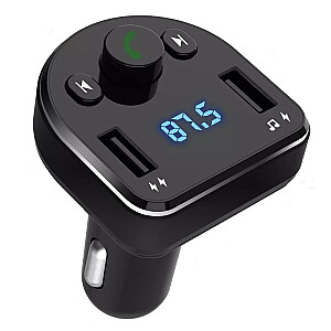 XO transmiter FM BCC01 Bluetooth MP3 car charger black