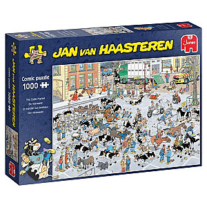 Jumbo Jan van Haasteren Der Vieh-Markt ViehMarkt 1000 Teile Puzzle (19075)