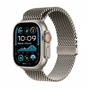 Watch Ultra 2 GPS + Cellular, корпус 49 мм из титана в натуральном цвете с Milanese loop M из титана в натуральном цвете