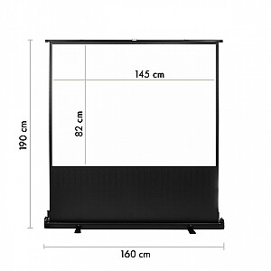 100 collu portatīvais projektoru ekrāns MC-211 4:3