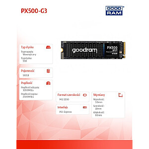 GOODRAM PX500 M2 PCIe NVMe 512GB