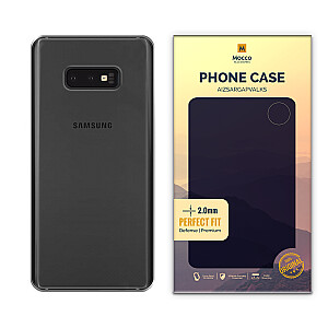 Mocco Original Clear Case 2mm Aizmugurējais Silikona Apvalks Priekš Samsung G970 Galaxy S10e Caurspīdīgs (EU Blister)