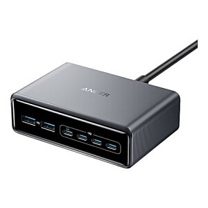 Anker Prime Multi-Port Įkroviklis GaN 2x USB-A 4x USB-C PD 200W Juodas