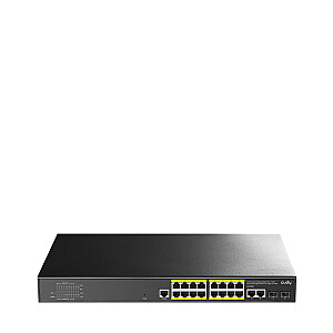 Cudy GS2018PS2 Управляемый L2 Gigabit Ethernet (10/100/1000) Power over Ethernet (PoE) 1U Черный