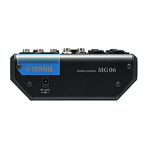 Yamaha MG06 audio mikseris 6 kanāli Melns