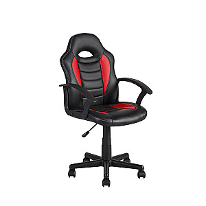 Biroja krēsls FORMULA-1, melns / sarkans
