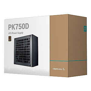 DeepCool PK750D maitinimo šaltinis 750 W 20+4 pin ATX Juodas