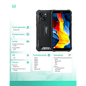 Viedtālrunis G2 4/64GB DualSIM Melns