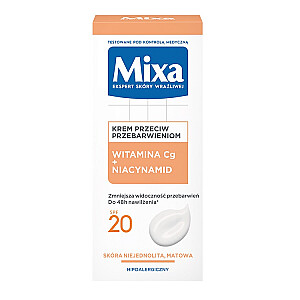 MIXA Lab Radiance Fluid krēms sejai ar C vitamīnu un SPF20 pret sejas nepilnībām 50ml