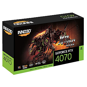 Видеокарта INNO3D RTX 4070 X3 OC 12 ГБ