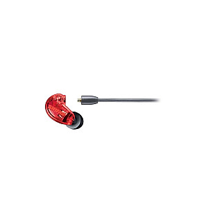 Shure SE215SPE-RD-EFS - In-ear ausinės su vienu garsiakalbiu ir 3.5mm kabeliu (raudonos)