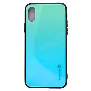 Evelatus Apple iPhone X/Xs Gradient Glass Case 6 Lagoon