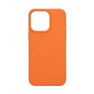 Evelatus Apple iPhone 15 Pro Max Premium Magsafe Soft Touch Silicone Case New Function Orange