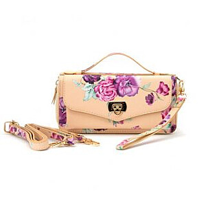 Evelatus Universal Either Wallet Flower Beige