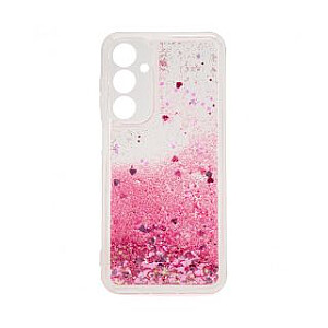 iLike Samsung Galaxy A15 Silicone Case Water Glitter Pink